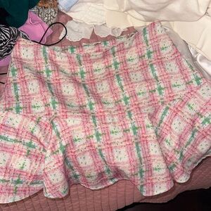 Multicolor Mini Skirt